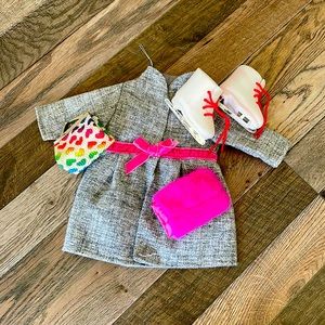 American girl doll winter set